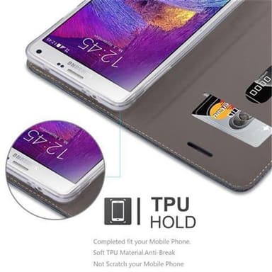 Samsung Galaxy NOTE 4 lommebokdeksel etui (blå)