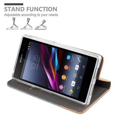 Sony Xperia Z1 lommebokdeksel etui (grå)