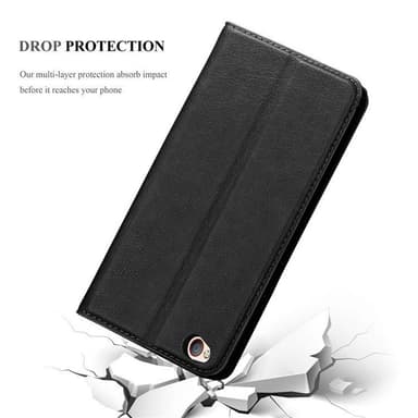 ZTE Nubia M2 LITE lommebokdeksel case (svart)