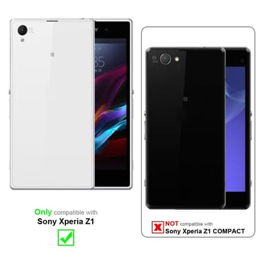 Sony Xperia Z1 lommebokdeksel etui (svart)