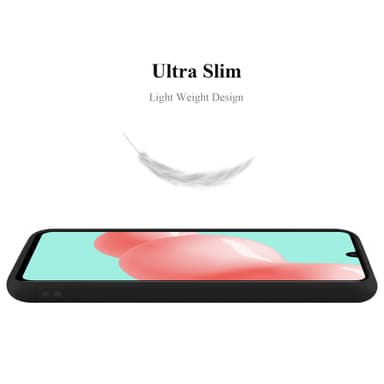 Deksel Samsung Galaxy A41 Silikon cover (svart)