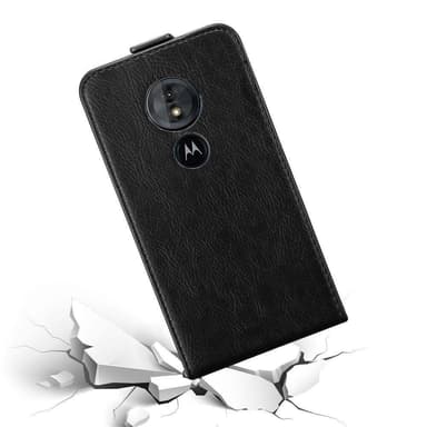 Motorola MOTO E5 / G6 PLAY deksel flip cover (svart)