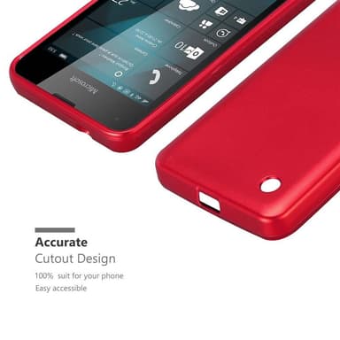 Deksel Nokia Lumia 550 Case Cover (rød)