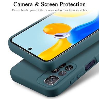 Redmi Note 11s 5G silikondeksel case (Grønn)