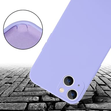 Deksel iPhone 14 med Halskjede (lilla)