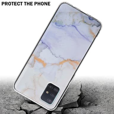 Samsung Galaxy A51 4G / M40s lommebokdeksel etui (hvit)