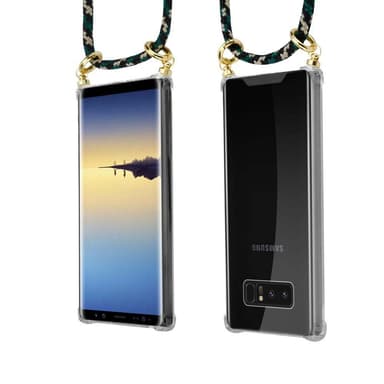 Samsung Galaxy NOTE 8 Deksel med Halskjede (brun)