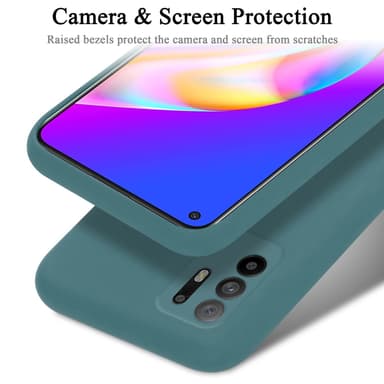 Oppo A94 5G silikondeksel case (grønn)