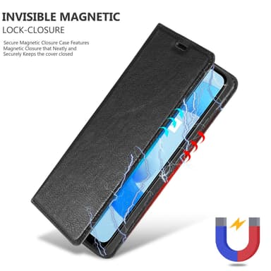 Realme C11 2021 lommebokdeksel case (svart)
