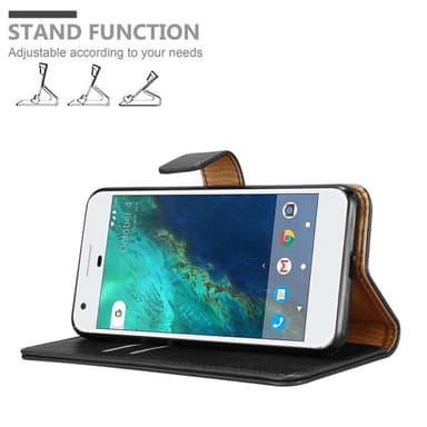Google PIXEL lommebokdeksel etui (svart)