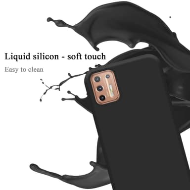 Motorola MOTO G9 PLUS silikondeksel case (Svart)