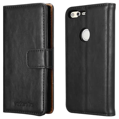 Google PIXEL lommebokdeksel etui (svart)
