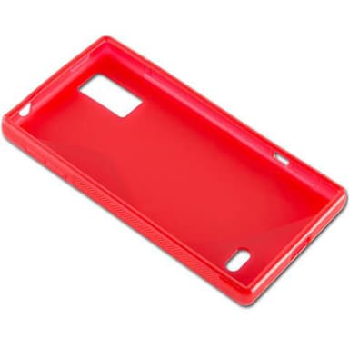 LG OPTIMUS GJ silikondeksel case (rød)