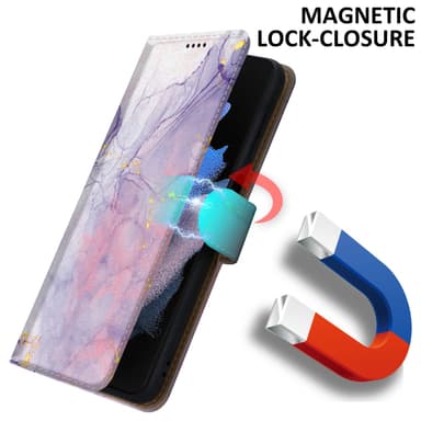 Samsung Galaxy S22 ULTRA lommebokdeksel etui (lilla)