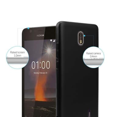 Deksel Nokia 1 2018 Case Cover (svart)