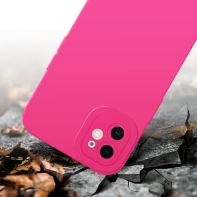 iPhone 12 Deksel case (rosa)