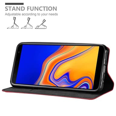 Samsung Galaxy J6 PLUS lommebokdeksel case (rød)