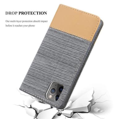 iPhone 11 PRO lommebokdeksel etui (grå)