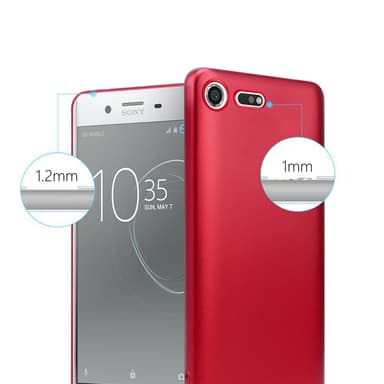 Deksel Sony Xperia XZ PREMIUM Case Cover (rød)