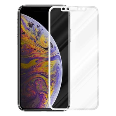 iPhone XS MAX Skjermbeskytter Skärmskydd (hvit)