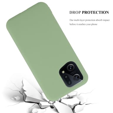 Deksel Oppo FIND X5 Silikon cover (grønn)