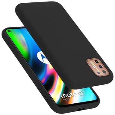 Motorola MOTO G9 PLUS silikondeksel case (Svart)