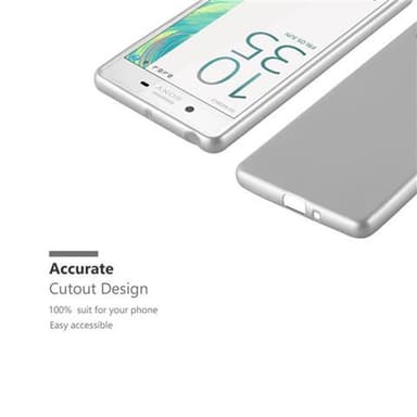 Deksel Sony Xperia X Case Cover (sølv)