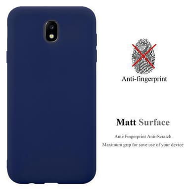 Deksel Samsung Galaxy J7 2017 Silikon cover (blå)