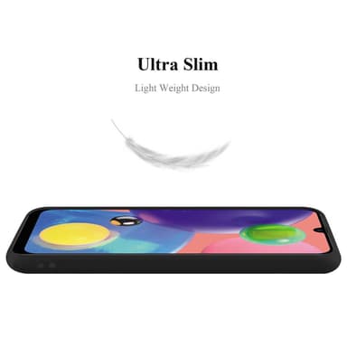 Deksel Samsung Galaxy A70 / A70s Silikon cover (svart)
