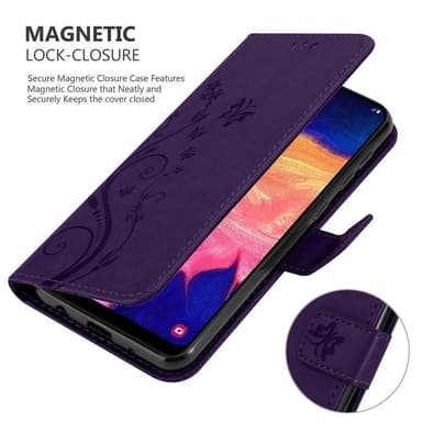 Samsung Galaxy A10 / M10 lommebokdeksel Blomster