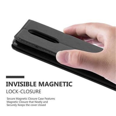 LG K8 2017 lommebokdeksel case (svart)