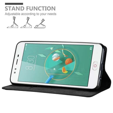 ZTE Nubia M2 LITE lommebokdeksel case (svart)