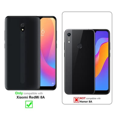 Xiaomi RedMi 8A Skjermbeskytter Skärmskydd (svart)