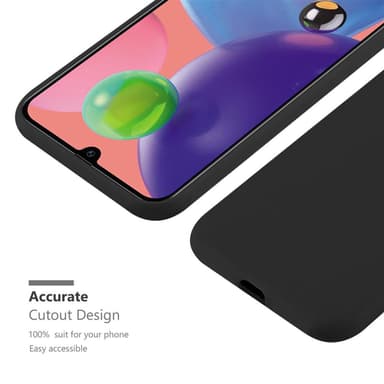Deksel Samsung Galaxy A70 / A70s Silikon cover (svart)
