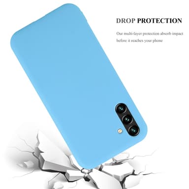 Deksel Samsung Galaxy A13 5G Silikon cover (blå)
