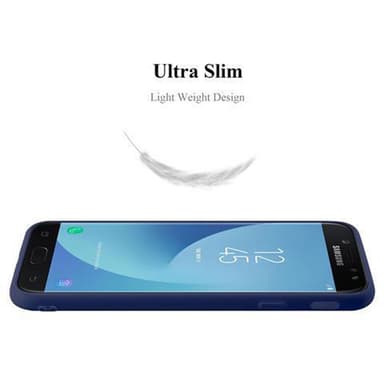 Deksel Samsung Galaxy J7 2017 Silikon cover (blå)