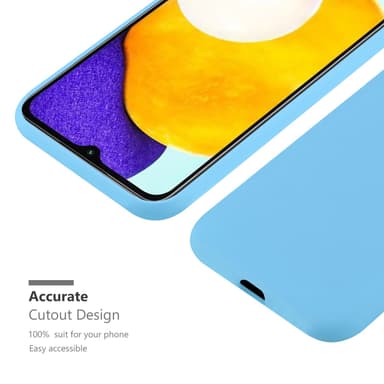 Deksel Samsung Galaxy A13 5G Silikon cover (blå)