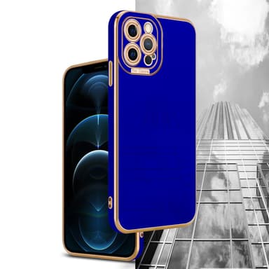 iPhone 12 PRO MAX silikondeksel cover (blå)