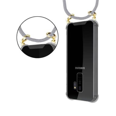 Samsung Galaxy S9 PLUS Deksel med Halskjede (grå)