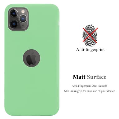 Deksel iPhone 11 PRO MAX Silikon cover (grønn)