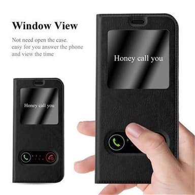 Samsung Galaxy S8 lommebokdeksel cover (svart)