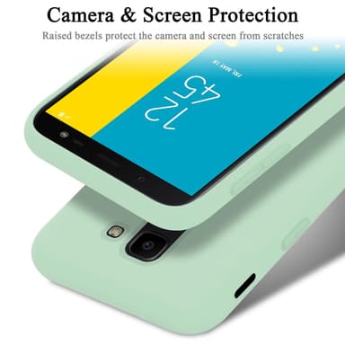 Samsung Galaxy J6 2018 silikondeksel case (grønn)