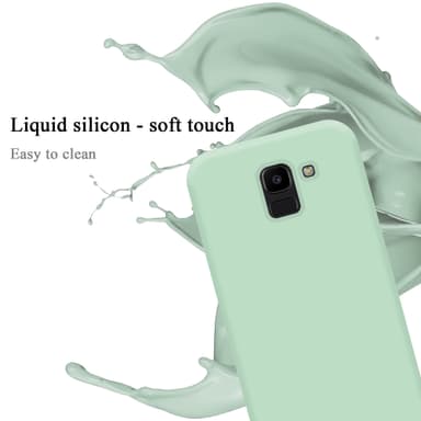 Samsung Galaxy J6 2018 silikondeksel case (grønn)