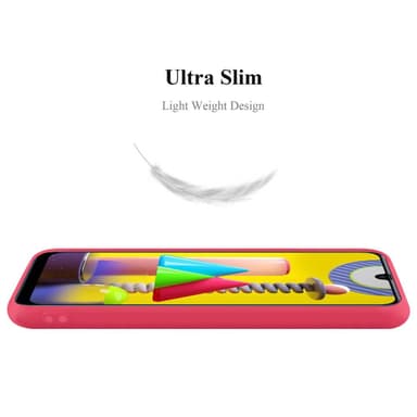 Deksel Samsung Galaxy M31 Silikon cover (rød)