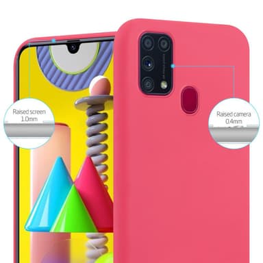Deksel Samsung Galaxy M31 Silikon cover (rød)