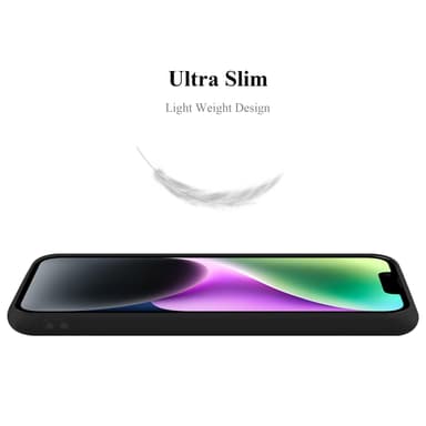 Deksel iPhone 14 Silikon cover (svart)
