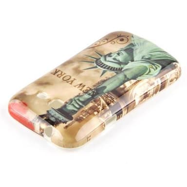 Samsung Galaxy TREND LITE Hardt Deksel Case (brun)