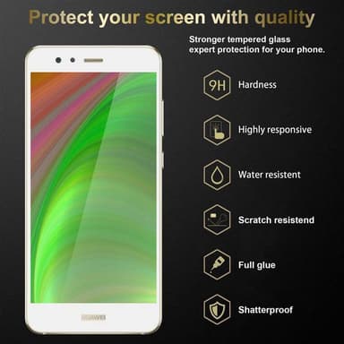 Huawei P10 LITE Skjermbeskytter Skärmskydd (hvit)