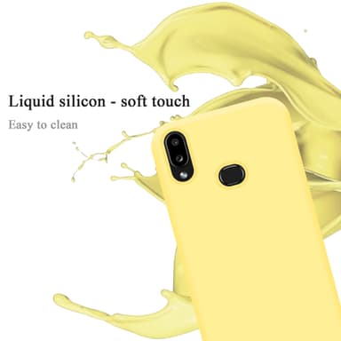 Samsung Galaxy A10s / M01s silikondeksel case (gul)