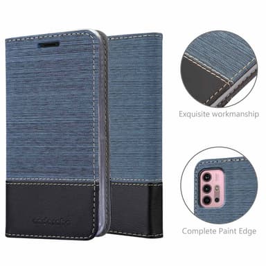 Motorola MOTO G10 / G30 lommebokdeksel etui (blå)
